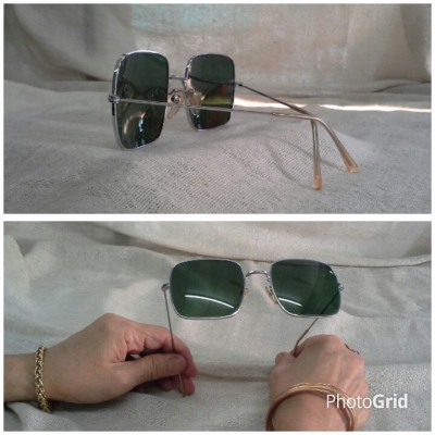 แว่นตาวินเทจ &#039;ราชสีห์เงิน&#039; ยุค &#039;70s Vintage French Aviator Probably Handmade in Franc