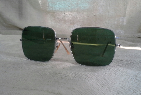 แว่นตาวินเทจ &#039;ราชสีห์เงิน&#039; ยุค &#039;70s Vintage French Aviator Probably Handmade in Franc