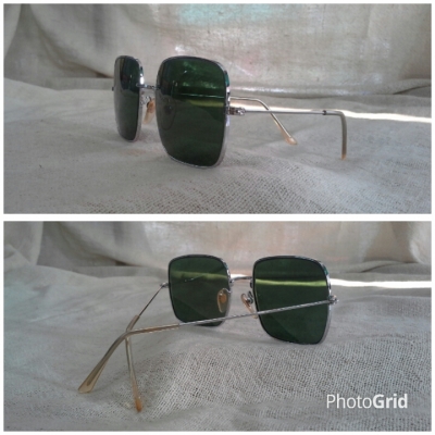 แว่นตาวินเทจ &#039;ราชสีห์เงิน&#039; ยุค &#039;70s Vintage French Aviator Probably Handmade in Franc