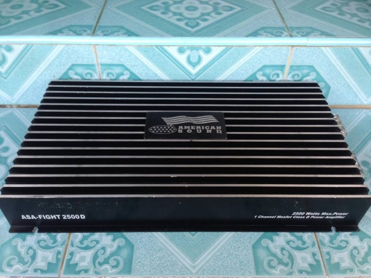 แอมป์คลาสดี AMERICAN SOUND 2500D (ยาว43เซน)มือสองสภาพดี ไม่มีฝาหลังใช้งานปกติ เบสดี ขับ10&quot;-12&quot;หล่อว้อยไม่เกิน3.5&quot;ได้ ขาย 2650 บาท สนใจ0892425454 อยู่สระบุรีส่งได้