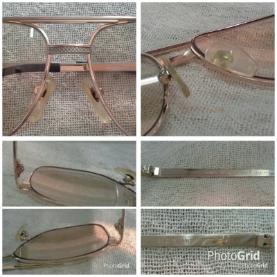 แว่นตาวินเทจไททาเนียมบริสุทธ์ เลนส์กระจกออโต้ ยุค &#039;80s Vintage SOUTH WING handmade in England