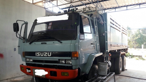 ขายรถพ่วงดัมพ์ แม่+ลูก ISUZU นางฟ้า 240 วางเครื่อง 320 แรง ลูก 2 เพลา ทะเบียนพร้อม