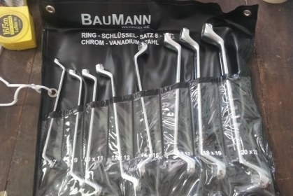 ขายประแจแหวนชุด8ตัวเยอรมัน BAUMANN GERMANY.ใหม่เก่าเก็บงานดี