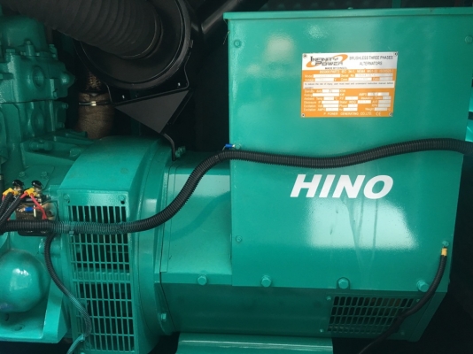 เครื่องปั่นไฟ70KW.HINO GENSETพร้อมล้อพ่วง(รับประกัน12เดือน)