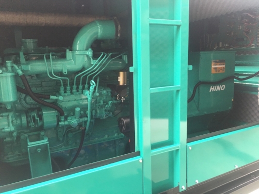 เครื่องปั่นไฟ70KW.HINO GENSETพร้อมล้อพ่วง(รับประกัน12เดือน)