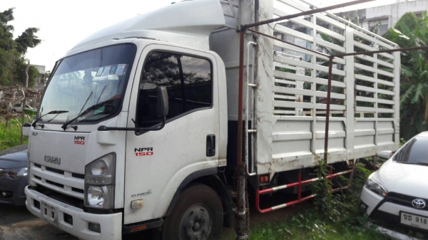 หกล้อ อิชุซุ NPR 150 แรง กระบะคอง