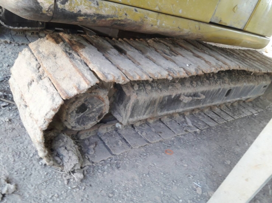 ขายด่วนรถแบคโฮ KOMATSU PC120-6 รถนำเข้า เอกสารใบอินวอย ไฟฟ้าถูกตัด