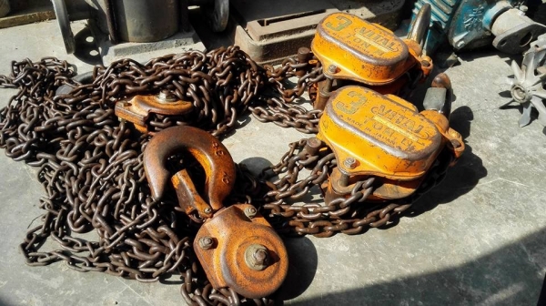 ** SOLD ** รอกโซ่สาวญี่ปุ่น VITAL Made in JAPAN 3 ตัน ของลงตู้ลื่นๆมาเทสได้