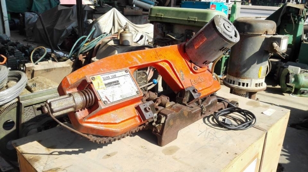 เลื่อยสายพานญี่ปุ่น ASADA BAND SAW 120 JAPAN ใช้ไฟบ้าน 220V ตัดได้ถึง 4&quot; มาเทสก่อนได้