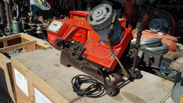 เลื่อยสายพานญี่ปุ่น ASADA BAND SAW 120 JAPAN ใช้ไฟบ้าน 220V ตัดได้ถึง 4&quot; มาเทสก่อนได้