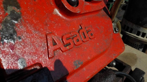 เลื่อยสายพานญี่ปุ่น ASADA BAND SAW 120 JAPAN ใช้ไฟบ้าน 220V ตัดได้ถึง 4&quot; มาเทสก่อนได้