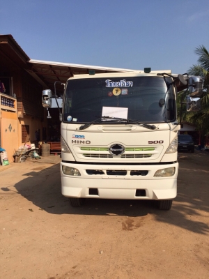 ขายสิบล้อเดี่ยว Hino เครื่อง 320 แรง ปี 49 กระบะดัมพ์สามมิตร ทะเบียนพร้อม