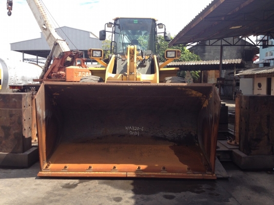 รถตักล้อยาง Komatsu WA320-6 รถเก่านอก สภาพเดิม เพิ่งเหยียบถึงไทย สภาพดีพร้อมใช้งาน