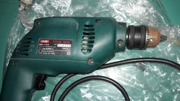 ขายสว่านRYOBI MD-11V Made in Japan.ปรับรอบได้มือสองสภาพดีใช้ไฟ110V ขายสว่านRYOBI MD-11V Made in Japan.ปรับรอบได้มือสองสภาพดีใช้ไฟ110V