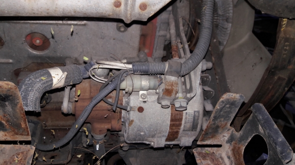 ไดชาร์ทญี่ปุ่น ISUZU 6HE1, มีตูดไดปั่นแวคคั่ม