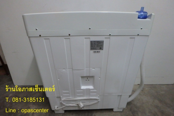 เครื่องซักผ้า2ถัง AJ รุ่น TWM-85DK/A 8.5 กก. สภาพใหม่ มีสายน้ำออก