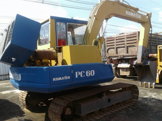 ขาย แบคโฮ KOMATSU PW60-3 เก่านอก สภาพดีพร้อมใช้งาน เอกสารใบอินวอยซ์
