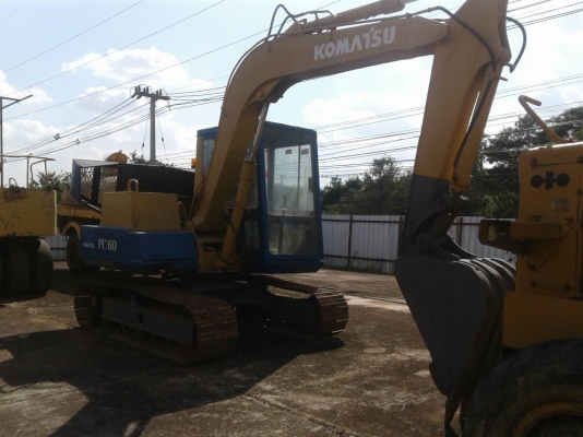 ขาย แบคโฮ KOMATSU PW60-3 เก่านอก สภาพดีพร้อมใช้งาน เอกสารใบอินวอยซ์