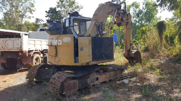 ขายตามสภาพ ให้ไปซ่อมเอง แบคโฮ SUMITOMO 145U1 เครื่องสตาร์ทติด ตัวเดินมีให้ครบ ราคาต่อรองได้