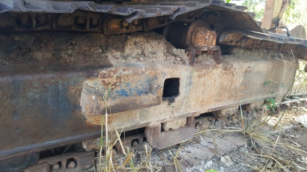 ขายตามสภาพ ให้ไปซ่อมเอง แบคโฮ SUMITOMO 145U1 เครื่องสตาร์ทติด ตัวเดินมีให้ครบ ราคาต่อรองได้