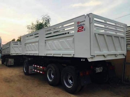 ขายรถพ่วง HINO mega 344 แรง ปี 56 แม่ลูกดัมพ์สามมิตร ลูก 3 เพลา ทะเบียนพร้อม ขายรถพ่วง HINO mega 344 แรง ปี 56 แม่ลูกดัมพ์สามมิตร ลูก 3 เพลา ทะเบียนพร้อม