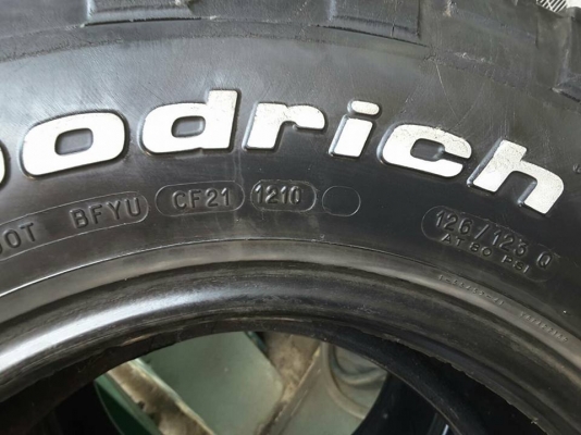 BF KM2 USA. 285-75-16 ปี10 สภาพดี มี 2เส้น