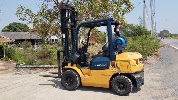 ขายด่วนรถยก TOYOTA 7FGยก2.5ตันเสาสูง4เมตรยางตัน4เส้นรถนอกเพิ่งเข้ามายังไม่เคยใช้งานในเมืองไทยเลย