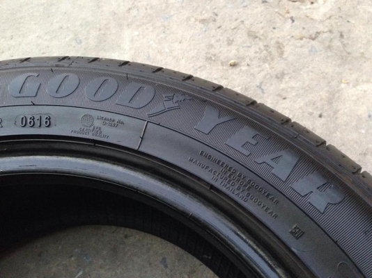 ยาง GOOD YEAR 205-55-16 ปี 16 ครบชุด 4 เส้น 4500  สวยๆไม่บวมไม่กินข้างดอกยางเหลือเยอะเอาไปวิ่งกันใด้อีกยาวค่ะ