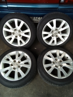 ขายล้อแม็ก Mazda 3 ขอบ 16 พร้อมยาง ขายล้อแม็ก Mazda 3 ขอบ 16 พร้อมยาง