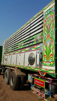 ขาย HINO 344 พ่วงแม่ลูก กระบะเนียมคอกเกษตรดั๊ม อู่ ไทยรุ่งเรือง รถปี 56