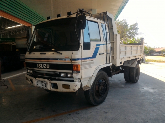 ขายครับ 6 ล้อดัมพ์ Isuzu FSR เครื่อง 6BD1 165 แรง เครื่องดีคัสซีสวย กระบะยาว 4 เมตร ยาง 9 ขอบ 20 เอก
