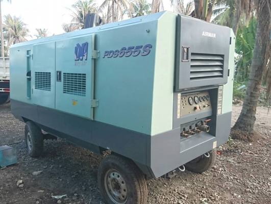 PDS655SD-เครื่องปั๊มลม Airman 655cfm. 7-9 บาร์ นำเข้าจากญี่ปุ่น by OEK