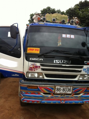 พ่วง 22 ล้อ ISUZU FXZ 320 แรง EURO2 MAXLOAD ปี 49 กระบะมิเนียม หิน ทราย ดั๊มพ์ อู่ สหกิจ ราคา 1.80 ล