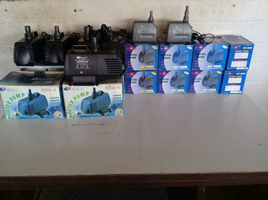 ปั้มน้ำพุน้ำตกบ่อปลา