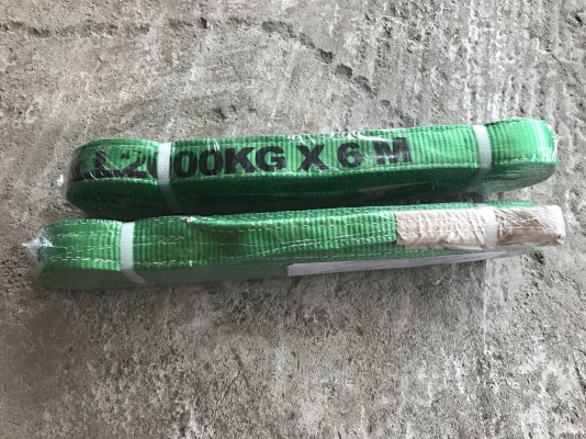 ขายเชือกยกของ รับน้ำหนักได้ 2ตัน ยาว 6เมตร ของใหม่ไม่เคยใช้งาน มีหลายเส้นครับ