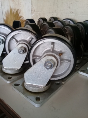 ลูกล้ออุตสาหกรรม6"ใหม่