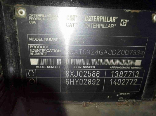 ขายด่วน รถตัก CAT 924G สภาพสวยพร้อมใช้งาน รถใช้งานน้อย เครื่องปั้มดีเยี่ยม ระบบพร้อมทำงาน เอกสารเล่มทะเบียน