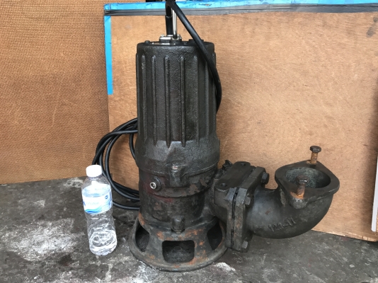 ขายไดโว่ Tsurumi 2HP. 380V made in Japan รุ่นใบดูดโคลน ขนาด 3นิ้ว สภาพสวยเดิมๆ หมุนนิ่ม พร้อมใช้งาน