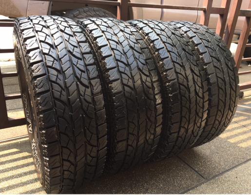 ยาง All Yokohama 30 9.5 R15 กลางปี15 ดอกเต็ม ไม่มีปะ ราคาไม่แพง