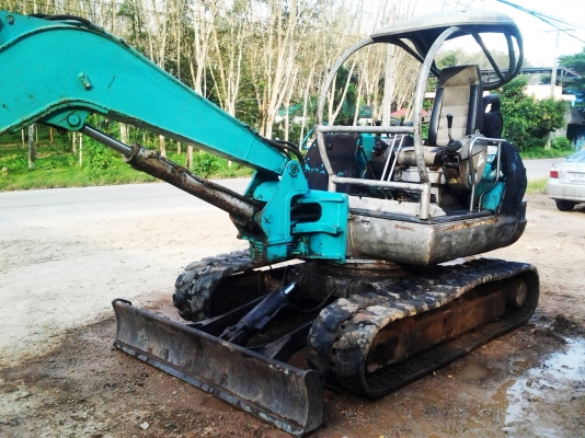 ขายรถแบ๊คโฮ Kobelco sk045 แทรคยาง (รถพร้อมใช้งาน)