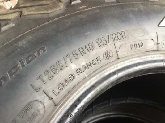 ขาย ยางBF All-Terrain Ko2 USA. 265/75/16
