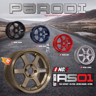 TE37 PARODI RS01 ขอบ15 วงละ 2500 บาท