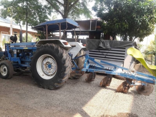 ขายรถไถ Ford 6610 ผานหน้า+ผาน 3 เพลาเดียว เอกสารเล่มทะเบียน