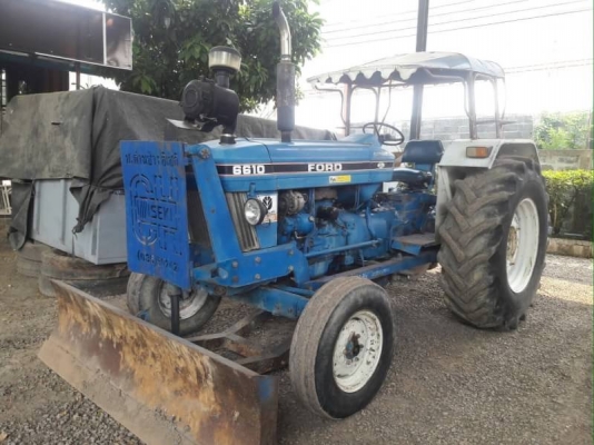ขายรถไถ Ford 6610 ผานหน้า+ผาน 3 เพลาเดียว เอกสารเล่มทะเบียน