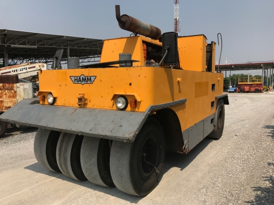 ขายรถบดล้อยางHAMMรุ่นGRW10รถนอกนำเข้า ไม่เคยใช้งานในไทยมีเอกสารพร้อม สภาพดีพร้อมใช้งาน ขายถูกๆ