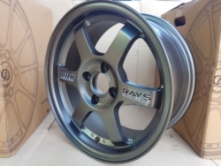 ขายล้อใหม่ TE37 ขอบ15×7 ET35 งาน AOTO OPTIONS สีกัน 4วง (4รู100) ราคา 9500 บาท ขายล้อใหม่ TE37 ขอบ15×7 ET35 งาน AOTO OPTIONS สีกัน 4วง (4รู100) ราคา 9500 บาท