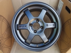 ขายล้อใหม่ TE37 ขอบ15&times;7 ET35 งาน AOTO OPTIONS สีกัน 4วง (4รู100) ราคา 9500 บาท