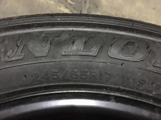 ขายยางอะไหล่ ป้ายแดง Dunlop Grandtrex AT20 245/65 R17 ของใหม่ไม่เคยแตะพื้น