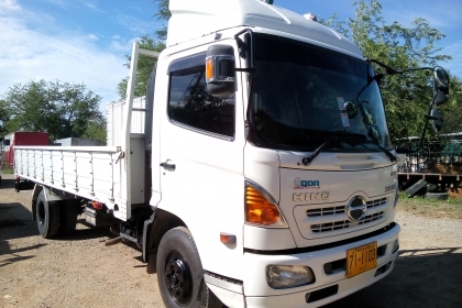 6 ล้อกลาง *Euro.3* HINO *ซีรีย์500* FC9J 175 แรงม้า คอมมอนเรว *ยาว 5.60 ม.* รถสวยเดิม+สวยจริง * รถห้