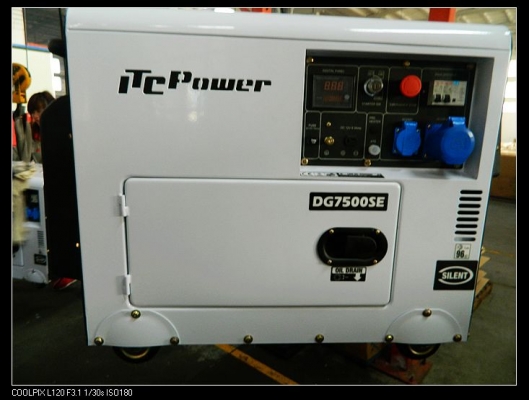 เครื่องปั่นไฟ ขนาด 5.5 KW 230V 1 เฟส รับประกัน1ปี มีสินค้าพร้อมส่ง